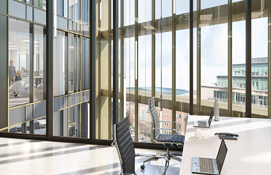 Workforces at 35 Shelbourne Road enjoy energising natural light and views